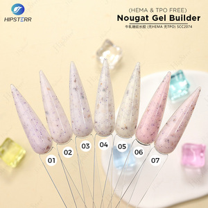 OEM ODM Strengthen Nails Soak Off Structure Gel Nougat Gel <b>Builder</b> Long-lasting Coverage Nail Gel for Nail Extension Modeling - Product Image 3