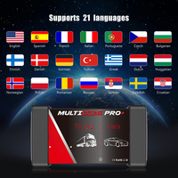 Escáner Automotriz OBD2, Herramienta de Diagnóstico para Autos y Camiones con Bluetooth, Multidiag Pro Plus, Placa Simple/Doble, Software 2020 V2021