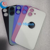 Usine en gros grand trou de caméra arrière batterie barre de couverture en verre pour iPhone 16 16Plus 16Pro Max 16P 16PM remplacement du boîtier arrière