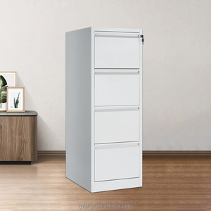 Modern 4-Drawer Vertical Steel <b>File</b> <b>Cabinet</b> High Quality <b>for</b> Office Workshop Direct Factory <b>Sale</b>. <b>for</b> Bedroom Kitchen School Use - Product Image 1