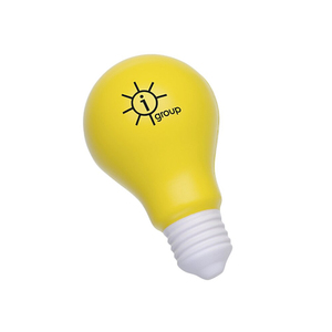 Pelota Antiestrés con Forma de Bombilla Personalizada con Logotipo, Pelota de Espuma de PU para Aliviar el Estrés, Juguete Antiestrés - Product Image 3
