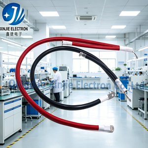 Özel Kırmızı/Siyah Yüksek Akımlı DC Akü Kablo Seti - Güneş Enerjisi, Karavan, Otomotiv ve Enerji Depolama Sistemleri için Kalaylı Bakır Teller - Product Image 5