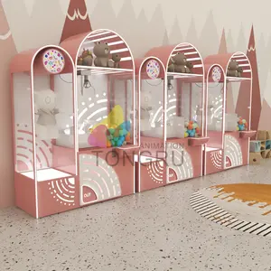 Coin Operated Doll Vending Arcade Games Mini Catch Toy Crane Machine For Sale