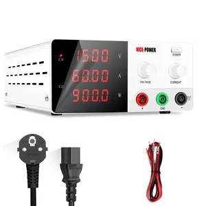Hot sale dc power supply 15V 60A White Dc Switching Power Supply Production Line Regulator Lab Bench High Power Supply Portable