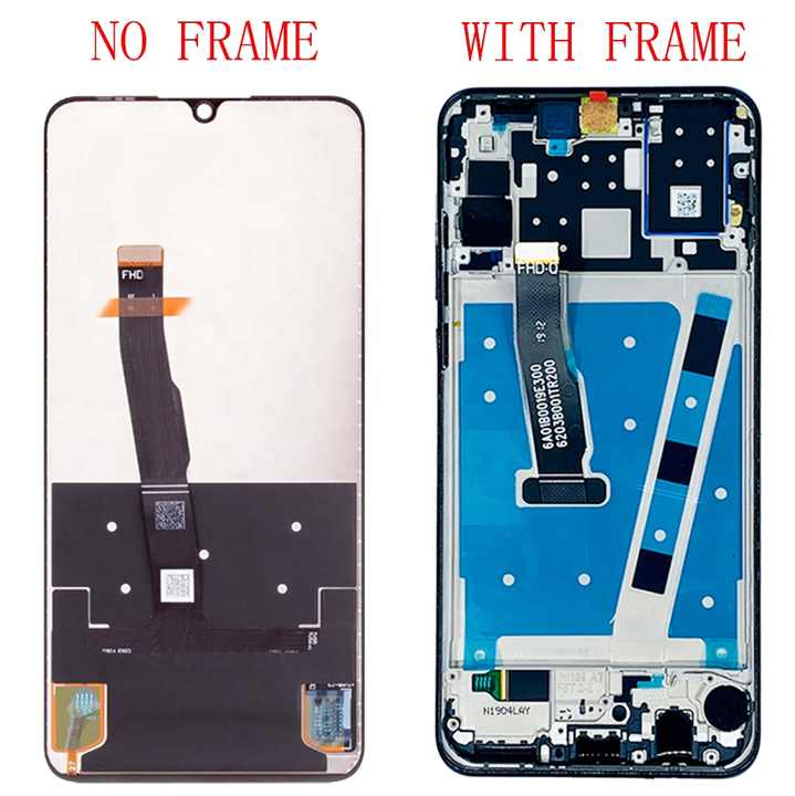 Ecran LCD Original Avec Batterie Et Châssis Pour Huawei P30 Lite New Edition Light Blue