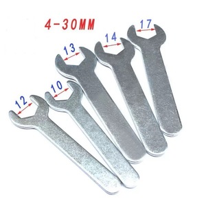 Llave de un solo extremo abierto 5,5 6 7 8 10 12 13 14 15 17 21 24 26 27 28 30 32mm hoja de acero plana herramientas de llave perforada - Product Image 3