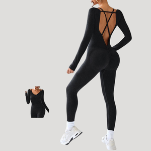 Combinaison de sport décontractée ultra-confortable et légère, écologique, style chinois, extensible, pour <span class=keywords><strong>femme</strong></span> - Product Image 2
