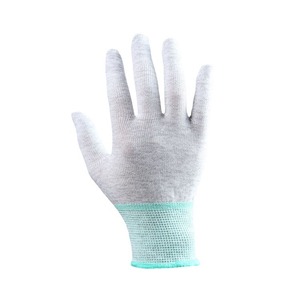 Guantes antiestáticos de fibra de carbono, finos, transpirables, de nailon, sin polvo, elásticos y flexibles para talleres de ensamblaje electrónico - Product Image 2