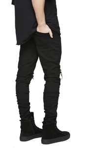 de pantalones ajustados para los hombres de <span class=keywords><strong>la</strong></span> <span class=keywords><strong>calle</strong></span> estilo diseñador de los hombres de los pantalones vaqueros - Product Image 6