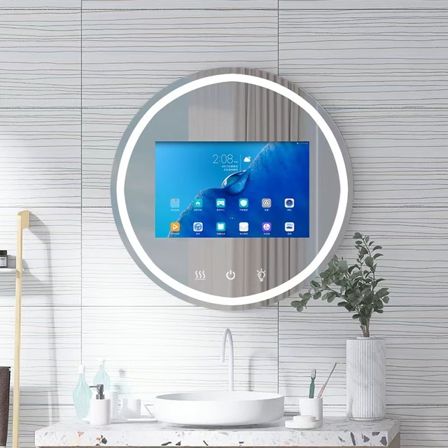 21.5inch Smart Mirror Advertising Machine Mirror Human Body Sensing Fitness Bathroom Magic Mirror TV Promotion