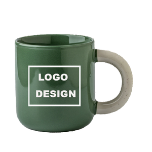 Tazas de Café de Porcelana Modernas y Elegantes con Diseño Nórdico, Gran Capacidad, Aptas para Lavavajillas y Microondas, Ideales para Regalos Promocionales Empresariales - Product Image 1
