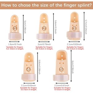 Hkjd פלסטיק לנשימה אצבע מפלסטיק תמיכה מגן התכות עבור מבוגרים שימוש בוגרים - Product Image 2