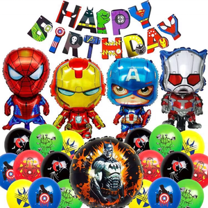 Tùy Chỉnh <span class=keywords><strong>Spiderman</strong></span> Chủ Đề Bóng Thiết Lập Trang Trí Siêu Anh Hùng Sinh Nhật Đảng Bóng Bay Trang Trí Kit - Product Image 4