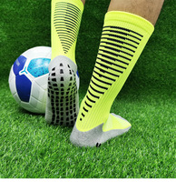 Chaussettes de sport antidérapantes respirantes à séchage rapide personnalisées pour hommes et femmes, qualité fabricant, idéales pour le football en extérieur