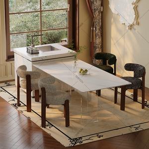 Silla de Comedor Comercial Moderna de Madera Maciza con Asiento Tapizado en Microfibra, Respaldo Ergonómico de Altura Ajustable para Hotel y Restaurante - Product Image 4