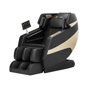 Toptan özel logo gerçek tam vücut dinlenmek sıfır yerçekimi LCD uzaktan Bluetooth ısıtma recliner masaj koltuğu