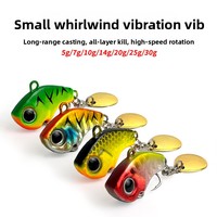 Leurre artificiel rotatif en acier inoxydable pour lancer longue distance, type tourbillon, pour la pêche en eau douce et en mer