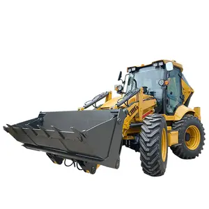 LTMG 4x4 backhoe digger 2.5 ton compact tractor front loader backhoe with price