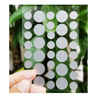 2025 Micro aiguille hydrocolloïde Led personnalisé marque privée miroir arbre à thé lumière rouge étoiles Pot thérapie acné bouton Patch pour le visage