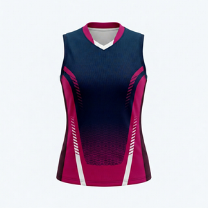 Camiseta de Voleibol de Verano sin Mangas con Diseño de Bandera Personalizada Sublimada a Precio de Fábrica para Hombre - Product Image 1