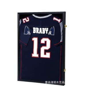 Solid Wood Jersey Storage Box Acrylic <b>Wall</b> Frame For Team E Sports Apparel <b>Display</b> <b>Case</b> 14 Years Up - Product Image 2