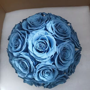 Boîte de roses <span class=keywords><strong>éternel</strong></span>les à fleurs séchées naturelles <span class=keywords><strong>éternel</strong></span>les Roses préservées boîte de dôme de champignon pour la décoration de la maison de la fête des mères - Product Image 2