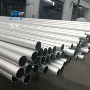 Tube <span class=keywords><strong>en</strong></span> aluminium personnalisable 6063 <span class=keywords><strong>EN</strong></span> <span class=keywords><strong>AW</strong></span>-5083, tempérament dur T3-T8, surface polie, épaisseur de paroi de 18 mm - Product Image 3