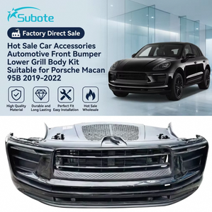 Kit de carrocería para parachoques de coche 2019-2023, adecuado para Porsche <span class=keywords><strong>Macan</strong></span> 95B, parachoques delantero original de segunda mano con parrilla y radiador 95B807221K - Product Image 1