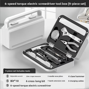 Kit Completo de Herramientas para el Hogar, Juego de Reparación Multiusos para el Hogar, Electricistas y Emergencias en el Automóvil - Product Image 6