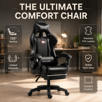Chaise de jeu en cuir AOR au design industriel, inclinable, ergonomique pour la maison, le bureau, les cybercafés, vente en gros en usine