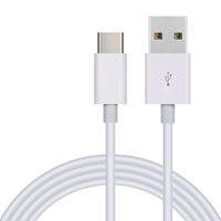 Cable de Datos USB Tipo-C de 1m/2m/3m de Longitud, Venta Directa de Fábrica, Trenzado, PVC, Conductor de Cobre Estañado, Carga Rápida de 5A para Computadora