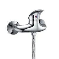 Single Handle Modern Bath Brass Shower Water Mixer Tap