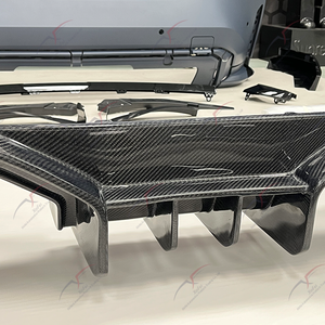 Kit Carrozzeria Allargata Stile M4 AD in Fibra di Carbonio per <span class=keywords><strong>BMW</strong></span> Serie 4 <span class=keywords><strong>G22</strong></span> G23 G26 - Paraurti, Cofano, Minigonne Laterali, Parafanghi, Diffusore Posteriore - Product Image 4