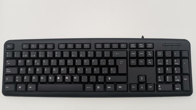 OEM Wired 104-Key Standard Keyboard with Arabic Print Black OEM RGB Backlit Multimedia & Numeric Keys New Desktop USB Keyboard