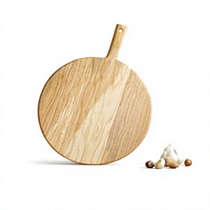 Tabla de cortar de madera maciza para tareas pesadas de cocina, para cortar verduras, carne, pan y preparar alimentos. - Product Image 1
