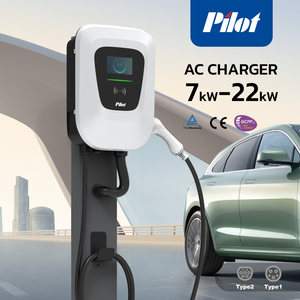 شاحن سيارات كهربائية منزلي مثبت على الحائط أو الأرض، محطة شحن من المستوى الثاني من النوع 2 للمركبات الكهربائية - Product Image 5