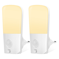LOHAS PIR Détecteur de mouvement infrarouge Veilleuse Auto Control 110V 220V Mini LED Plug Light In Night for Bedroom