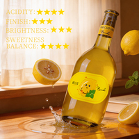 BARAKA Vin Doux Mélangé Menthe Citron Moscato, 750ml, Commande en Gros, Direct Usine, Idéal pour les Bars, Restaurants et Magasins