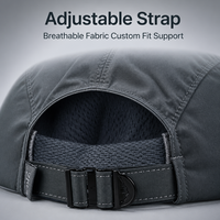 Casquette de sport respirante à séchage rapide avec patchwork pour hommes et femmes