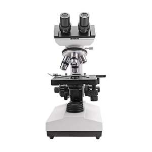 Tıbbi laboratuvar için optik binoküler mikroskop hastaneler ve eğitimde köpek çalışmaları için 4X 10X 40X yeniden kullanılabilir özellik - Product Image 4