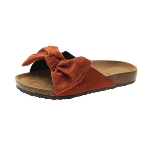 Nuevo OEM lindo barato al por mayor precio de fábrica dama plana verano playa zapatillas mujer zapatillas <span class=keywords><strong>Sandalias</strong></span> de corcho - Product Image 4