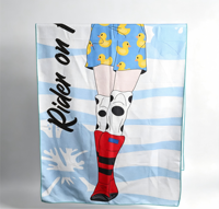 B&B Special Towel, Simple Solid Custom Shop Name Sand Absorbent Beach Towel Factory
