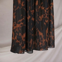 Nouveau Hijab Vela personnalisé en modal à motif léopard aquarelle, foulards en modal à carreaux, hijab imprimé ombré marbré, châle pour femmes musulmanes