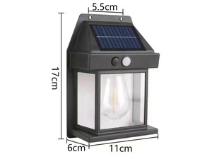 Detección de movimiento Montado en la pared IP67 Impermeable Uso en carretera al aire libre Luz solar activada Ahorro de energía LED Luz solar para jardín - Product Image 5