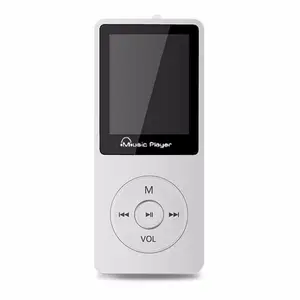 대용량 메모리 MP3 플레이어 지원 64GB 음악 미디어 플레이어 휴대용 음성 레코더 FM 라디오 플레이어