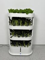 2025 maison de jardin hydroponique verticale intelligente pour jardinière de fraises plantation d'intérieur jardinière de légumes auto-arrosage Pot de fleur