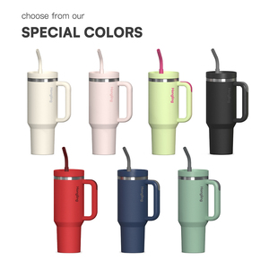 Hong ling 40oz Xử lý cách điện Tumbler đẩy <span class=keywords><strong>Tab</strong></span> Nắp sơn tĩnh điện chân không Xe thân thiện tùy chỉnh thiết kế - Product Image 2