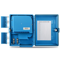 Boîte de distribution de fibre optique à 16 cœurs ODP Indonésie, étanche IP65, montage mural extérieur, boîte de raccordement de fibre optique, boîte terminale FTTH