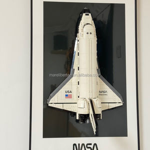 La serie completa de bloques de construcción LEGO del transbordador espacial, iconos de cohetes de la NASA, juguete DIY, regalo 10341 - Product Image 2