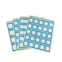 Étiquette autocollante thermochromique sensible à 60°C, personnalisable, résistante à l'huile, imperméable, indiquant la température, marque YTX, pour l'électricité